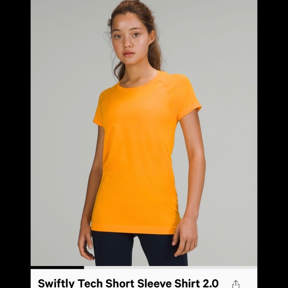 BNWT Lulu Swiftly Tech Short Sleeve
